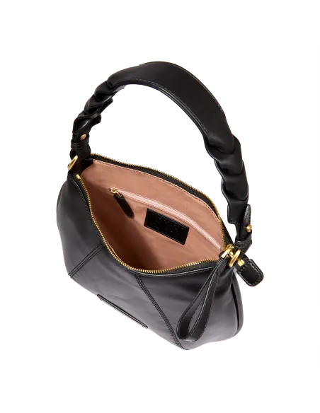 The Bridge Brigida medium leather shoulder bag, black