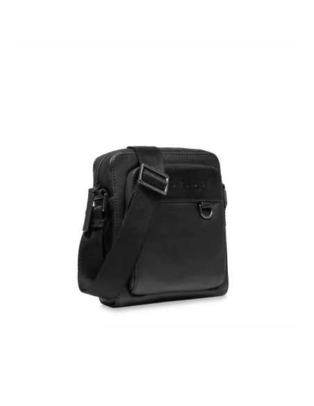 The Bridge Damiano men's medium-sized cross-body bag, black