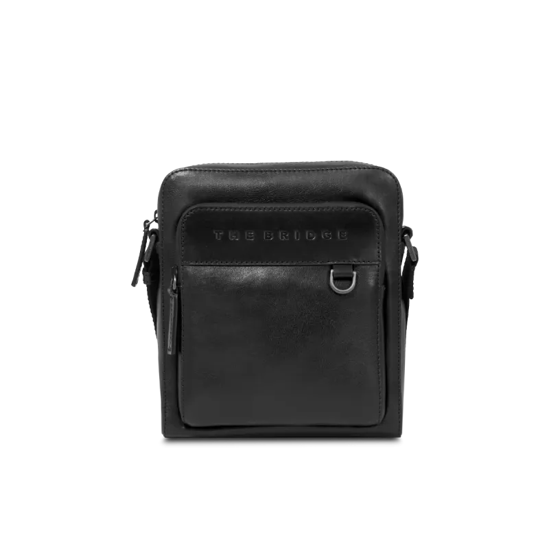 The Bridge Damiano men's cross-body bag, black