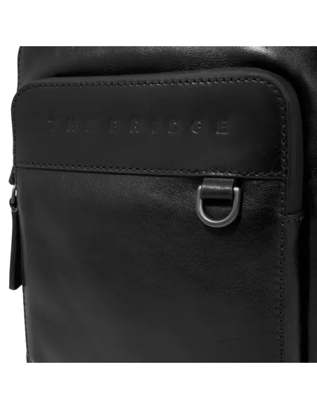 The Bridge Damiano men's cross-body bag, black