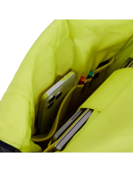 Piquadro Roll-Top Computer-Rucksack, blau