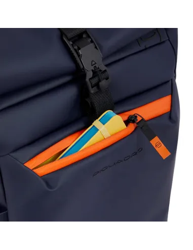 Piquadro Roll-Top Computer-Rucksack,...