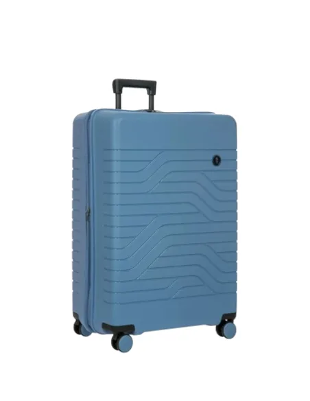 Brics Ulisse 79 cm expandable trolley, light blue