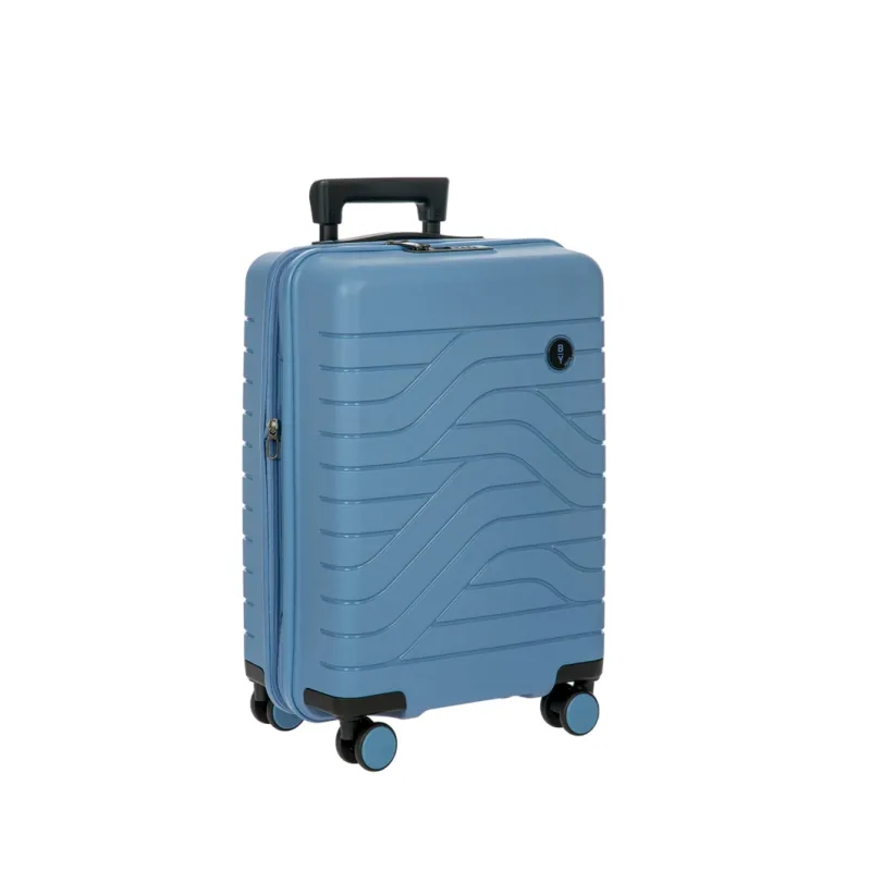 Trolley cabina rigido espandibile Brics Ulisse, azzurro 2