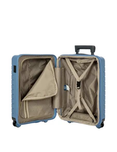 Expandable Cabin-Size Trolley Ulisse, light blue