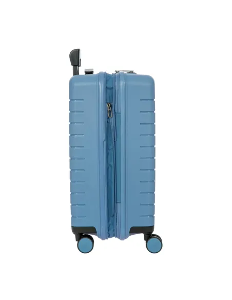 Trolley cabina rigido espandibile Brics Ulisse, azzurro