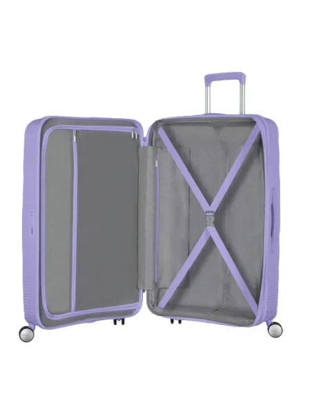 American Tourister Expandable Large Trolley Lavender