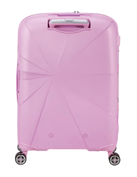 American Tourister Starvibe Medium expandable trolley, metallic pastel lavender