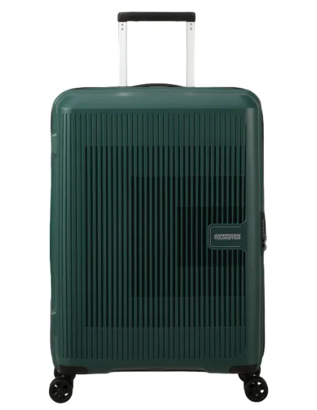 American Tourister Aerostep Medium expandable trolley, Dark Forest