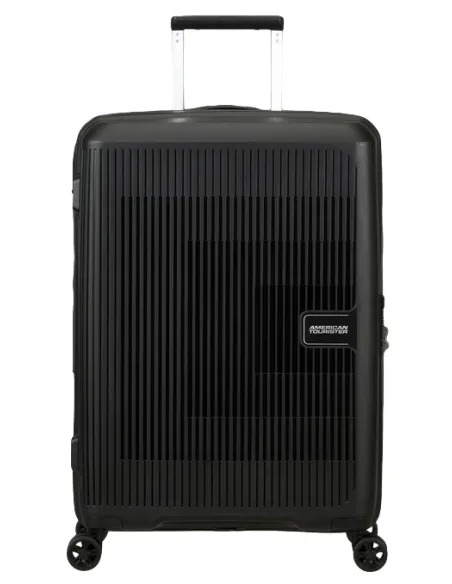 American Tourister Aerostep Medium expandable trolley blackTonic