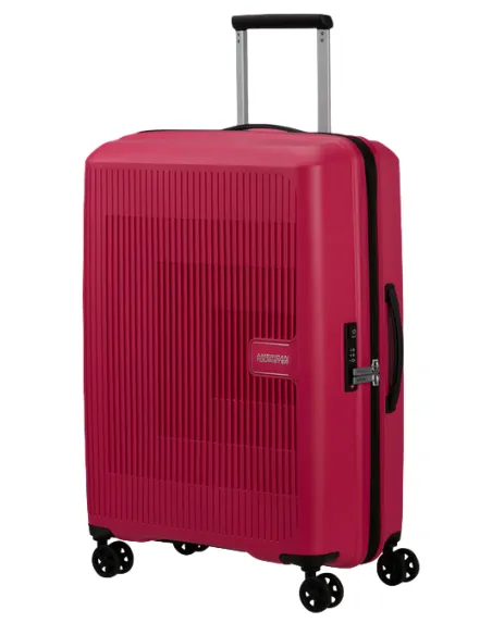 Trolley medio American Tourister Aerostep, pink flash