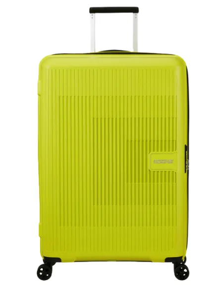American Tourister Aereostep large polypropylene trolley light lime