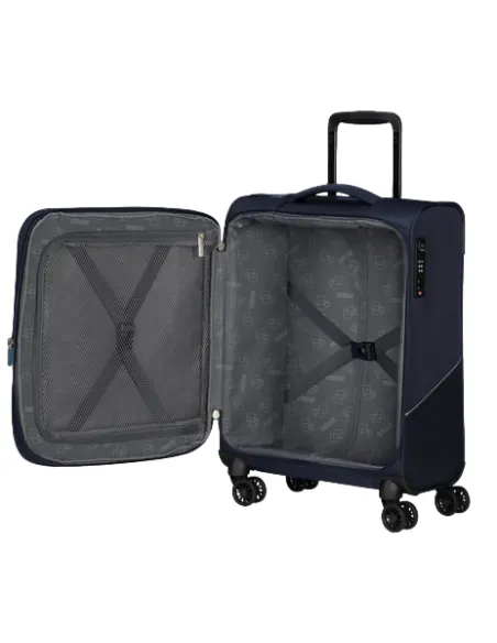 American Tourister SummerRide expandable carry-on trolley, blue