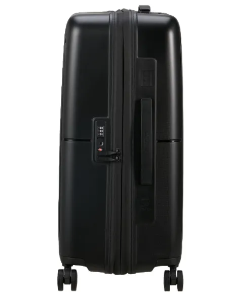 American Tourister DashPop medium polypropylene trolley, true black