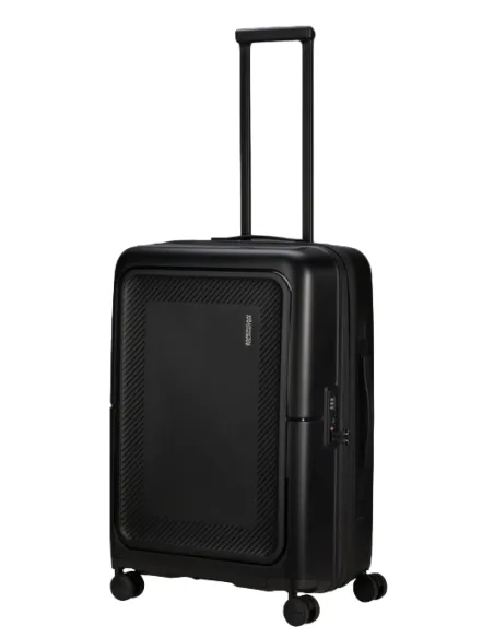 Mittlerer Polypropylen-Trolley American Tourister DashPop, true black