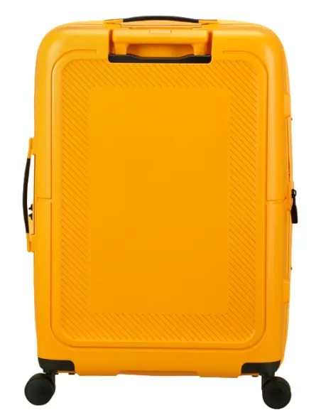 Mittlerer Polypropylen-Trolley American Tourister DashPop, golden yellow