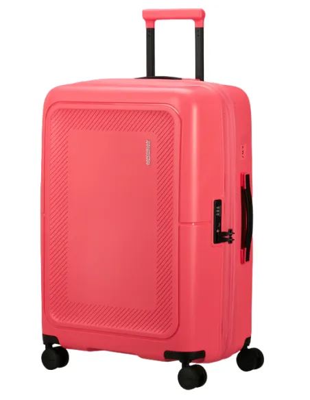 American Tourister DashPop medium polypropylene trolley, sugar pink