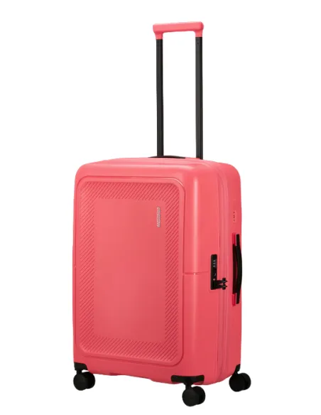 American Tourister DashPop medium polypropylene trolley, sugar pink