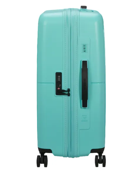 Mittlerer Polypropylen-Trolley American Tourister DashPop, aqua sky