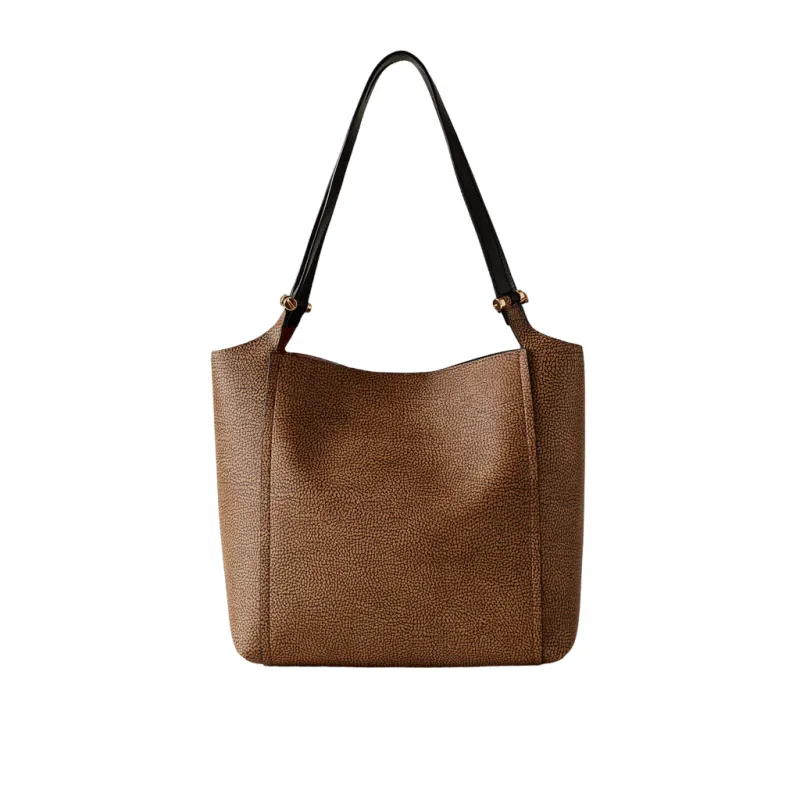 Borbonese shopping bag with removable clutch, OP...