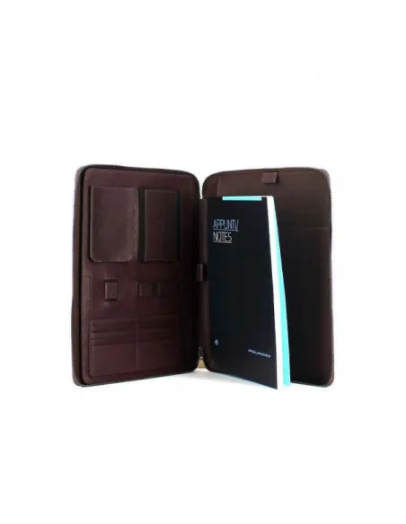 Portablocco in pelle con tasca per iPad®Pro 12,9 marrone