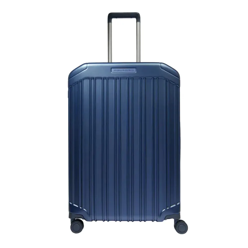 Trolley medio espandibile Piquadro PQ-Light, blu opaco