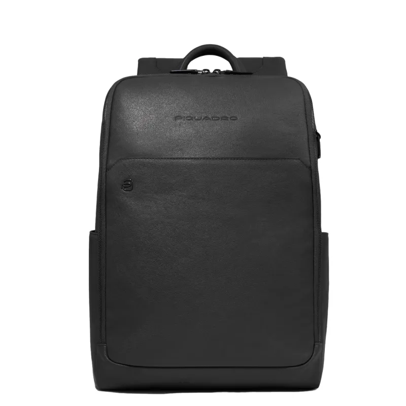 Piquadro Black Square kompakter 14 Laptop-Rucksack aus...