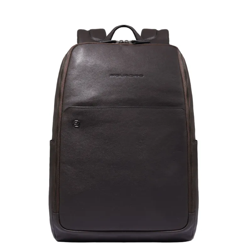 Piquadro Black Square kompakter 14 Laptop-Rucksack aus...