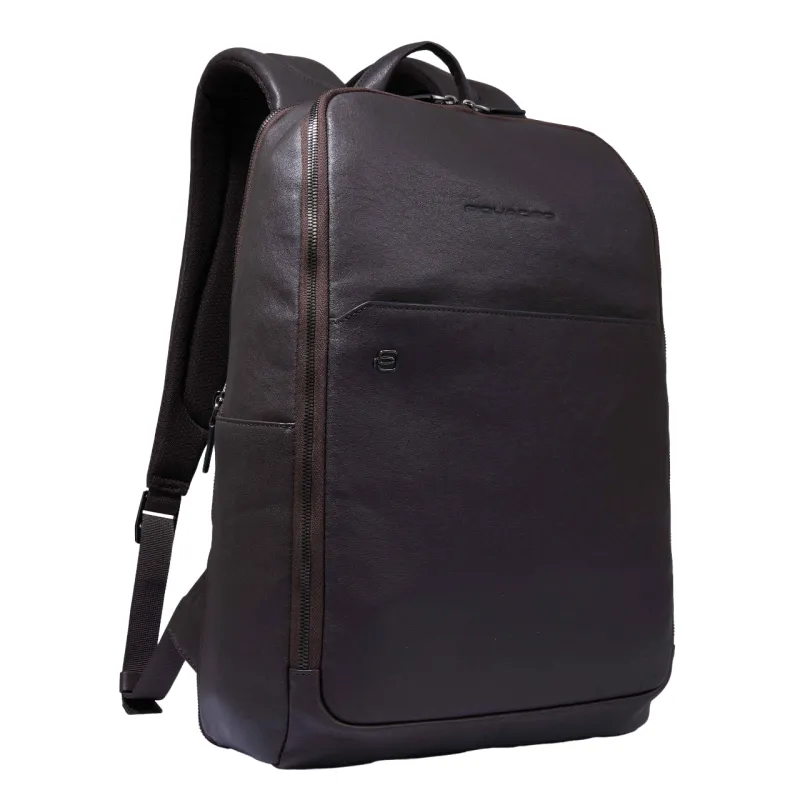 Piquadro Black Square 15,6"Laptop-Rucksack aus Leder,... 2