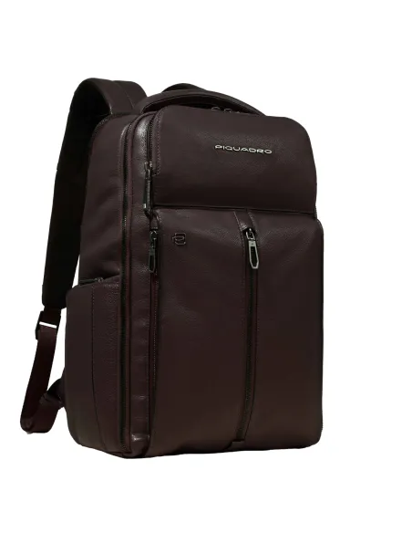 Piquadro Hedley Reise-Rucksack mit Laptop-Fach, dunkelbraun