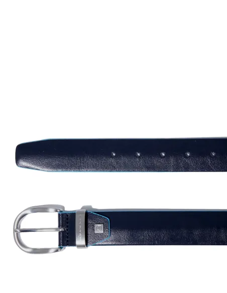 Piquadro B2 Ledergürtel für Herren, blau