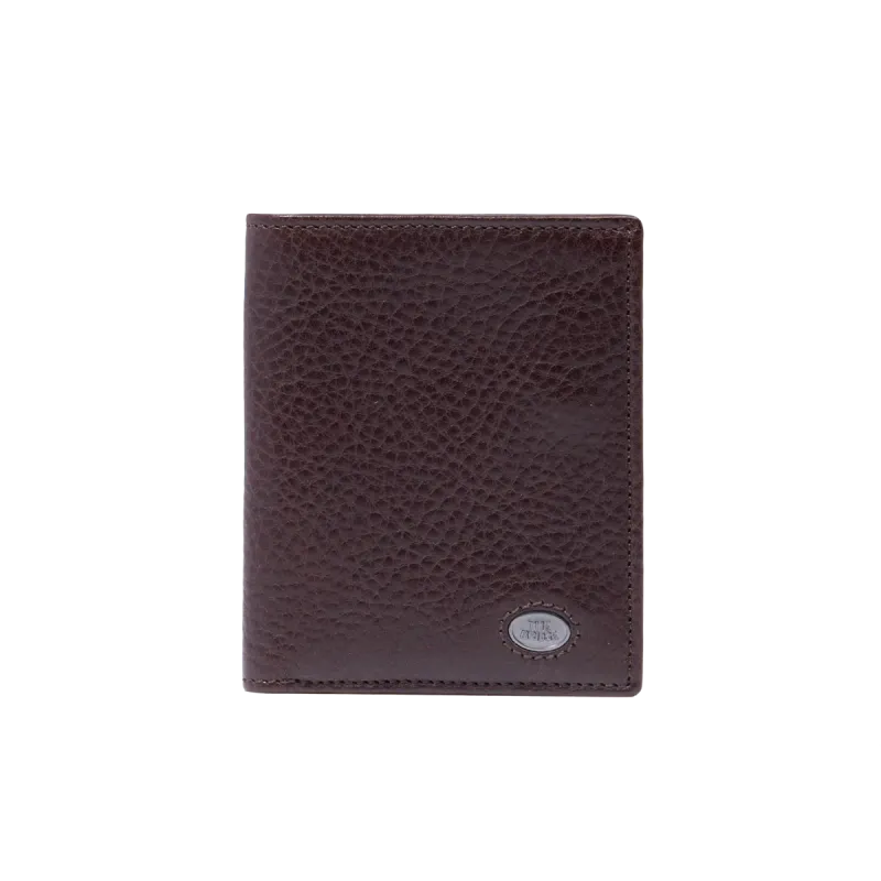 The Bridge Fabio small vertical men's wallet, dark brown 2