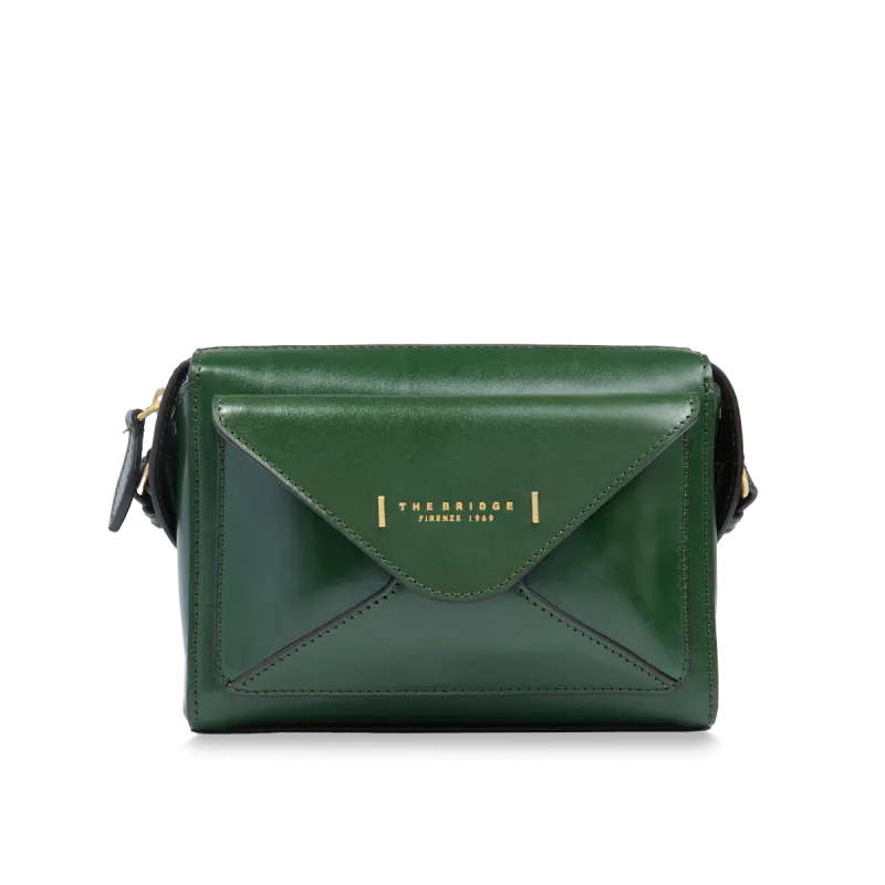 Borsa a tracolla The Bridge Frida, verde inglese