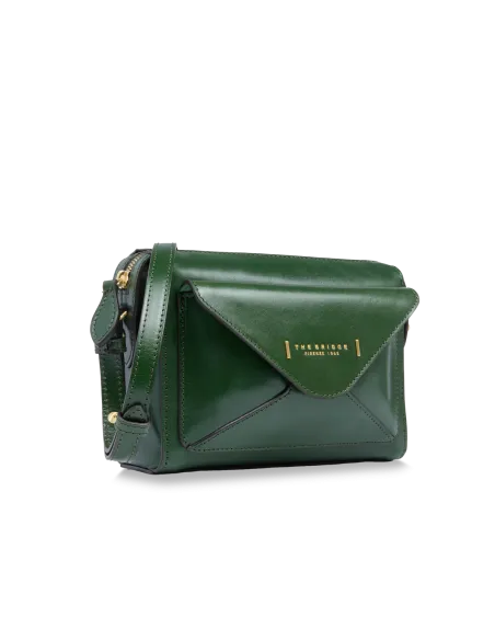 Borsa a tracolla The Bridge Frida, verde inglese