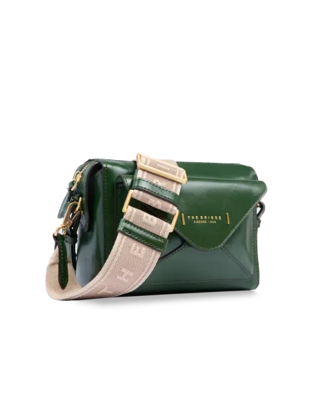 Borsa a tracolla The Bridge Frida, verde inglese