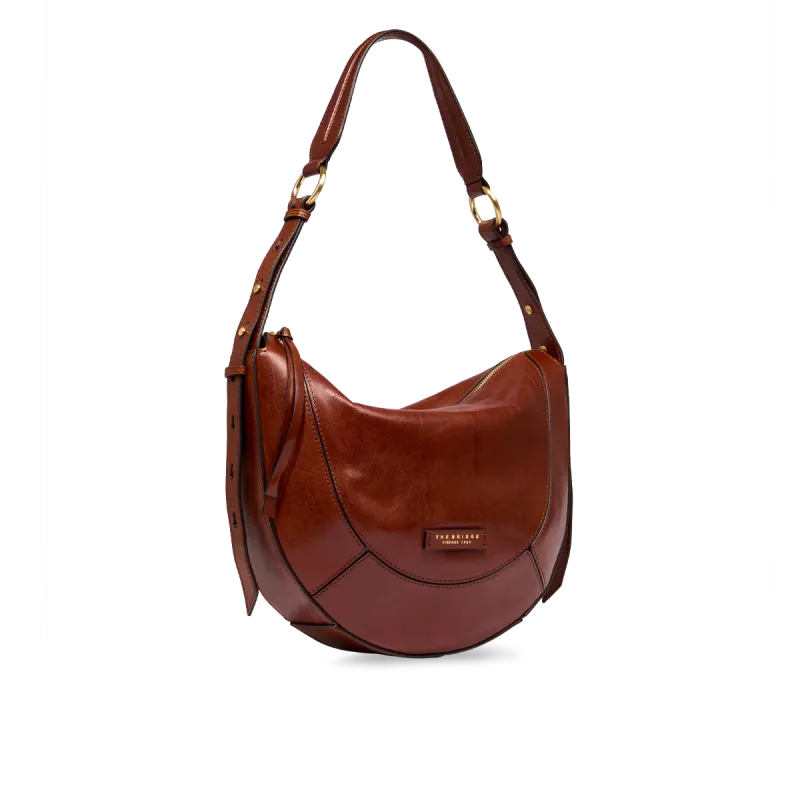 Borsa a tracolla The Bridge Fedora, marrone 2