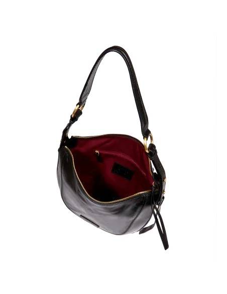 Damen- Schultertasche The Bridge Fedora, schwarz