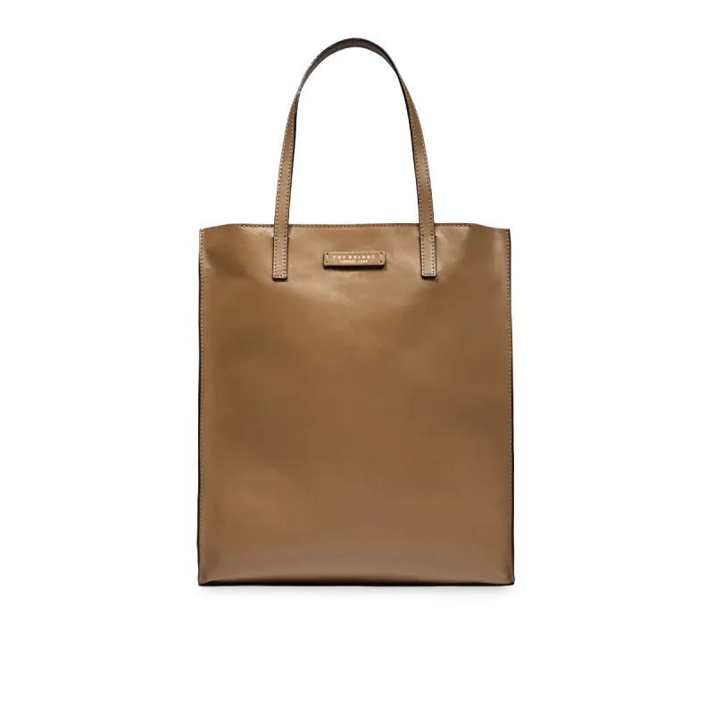 The Bridge Mirra Einkaufstasche mit Reißverschluss, sand