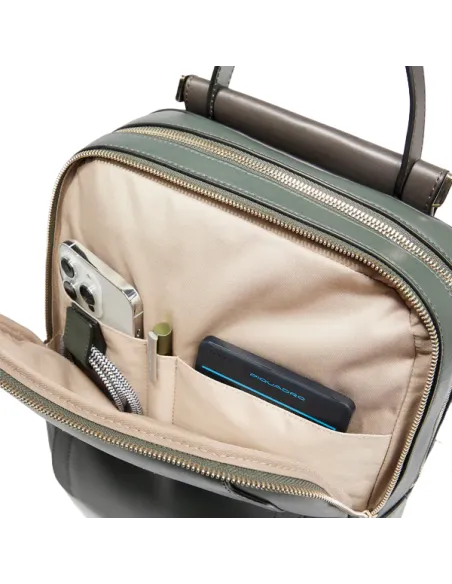 Women's iPad®Pro12.9" backpack PQ Circle, dark green