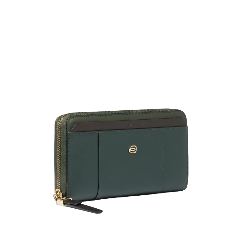 Piquadro Circle Zip-around women's wallet with four... 2