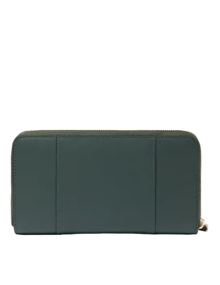 Damengeldbörse mit Reißverschlussoffnung Circle, dunkelgrün