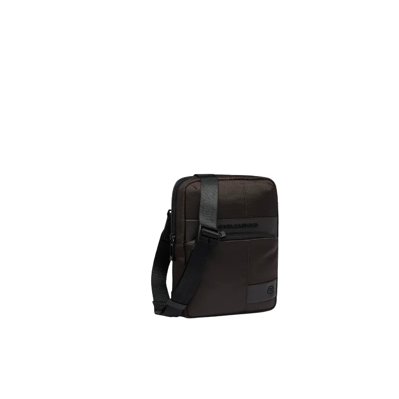 Piquadro Wollem iPad®mini pocket crossbody bag in fabric,... 2