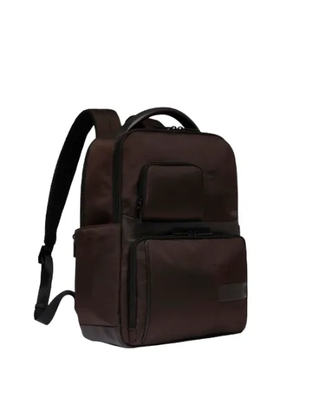 Piquadro Wollem Computer- und iPad®-Rucksack, Dunkelbraun