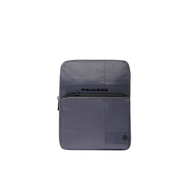 Borsello porta iPad® in tessuto e pelle Piquadro Wollem,...