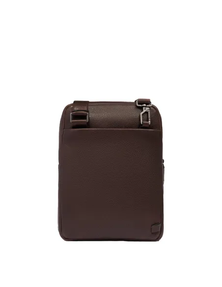 Piquadro Hedley men's cross-body bag, dark brown