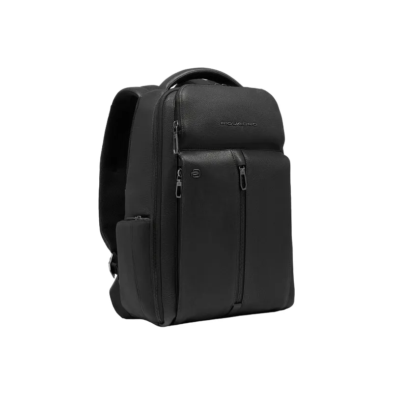Piquadro Hedley 14" computer leather backpack, black 2