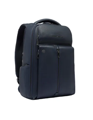 Zaino porta pc da 14 in pelle con...