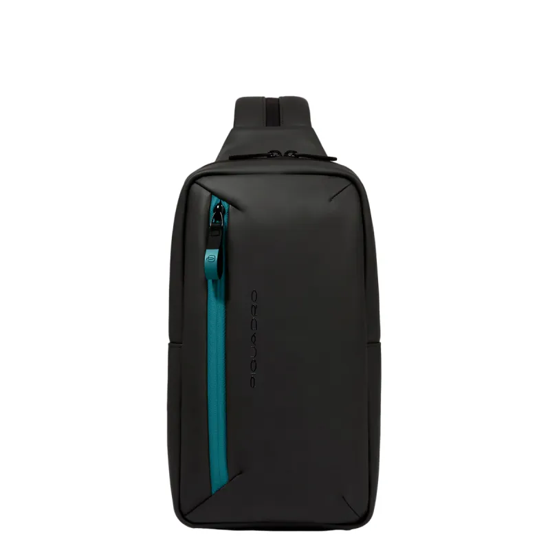 Piquadro C2OW Umhängetasche/Rucksack, schwarz