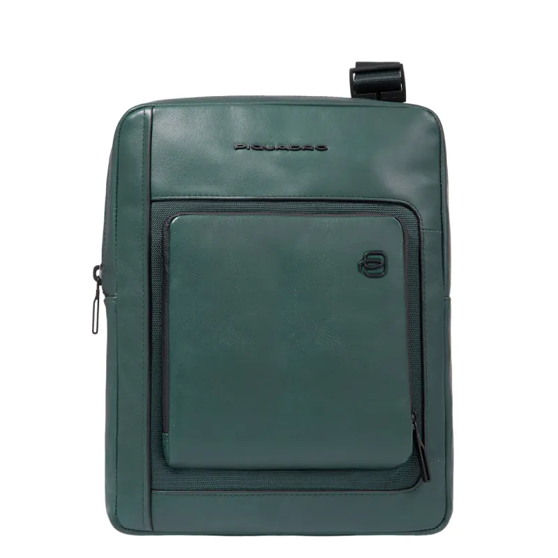Piquadro Liko men's cross-body bag, green