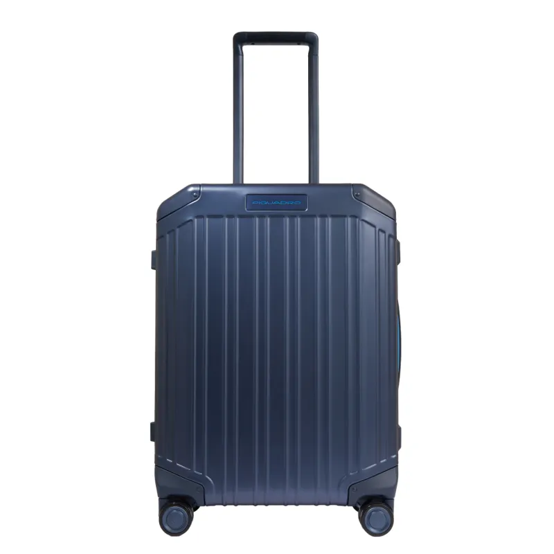 Piquadro B2 Aluminium Trolley 55 cm, blau
